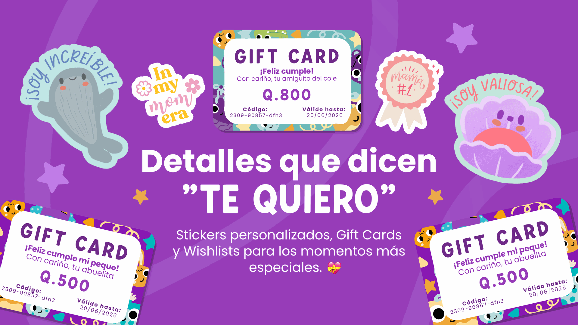 Puki Store - Stickers, Gift Cards y Wishlist para tu bebé