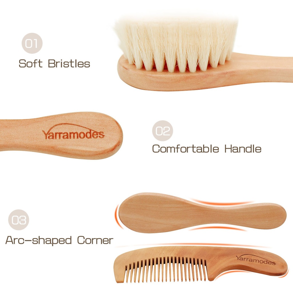 Juego de cepillo y peines para cabello
