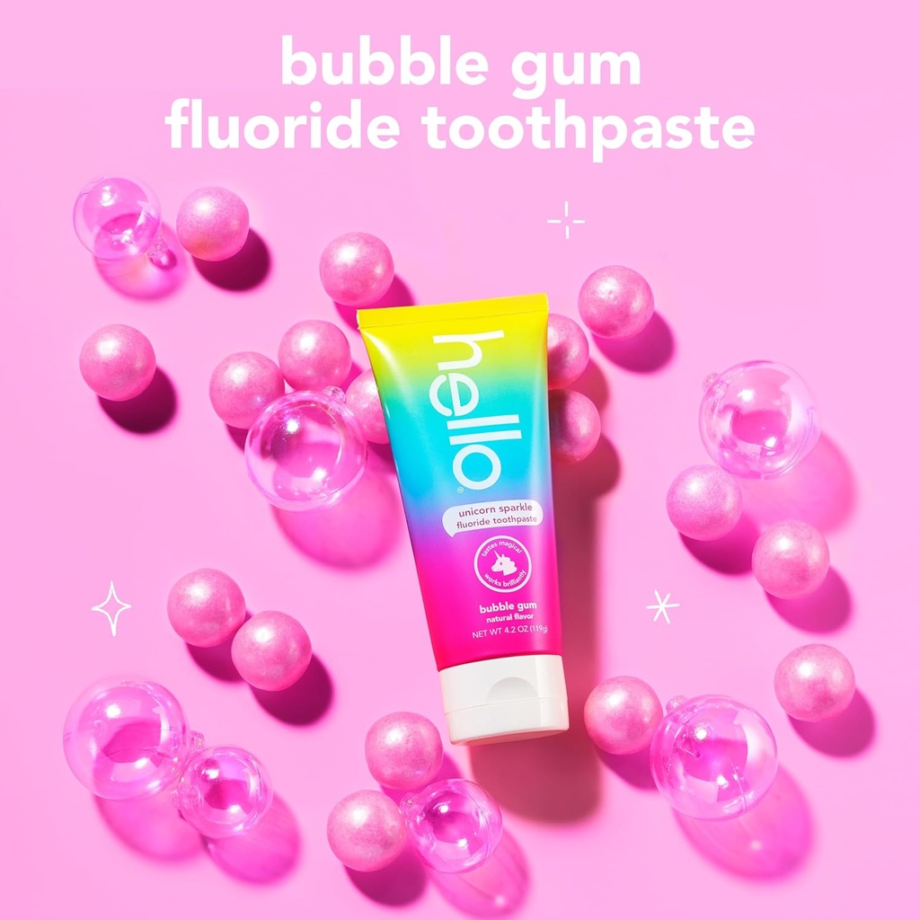 Pasta dental con Flúor para niños sabor fresa sabor chicle
