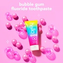 Pasta dental con Flúor para niños sabor fresa sabor chicle