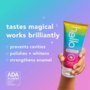 Pasta dental con Flúor para niños sabor fresa sabor chicle