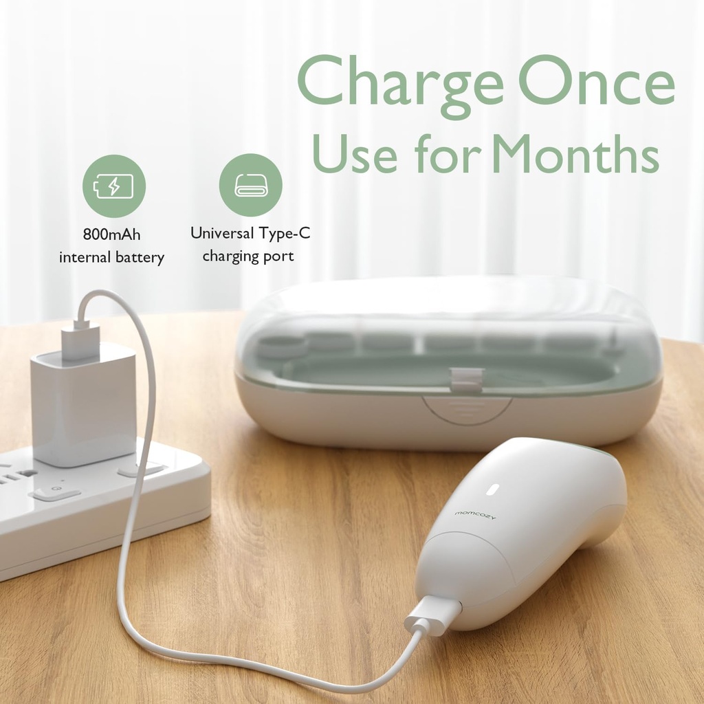 Lima electrica para cortar uñas Momcozy