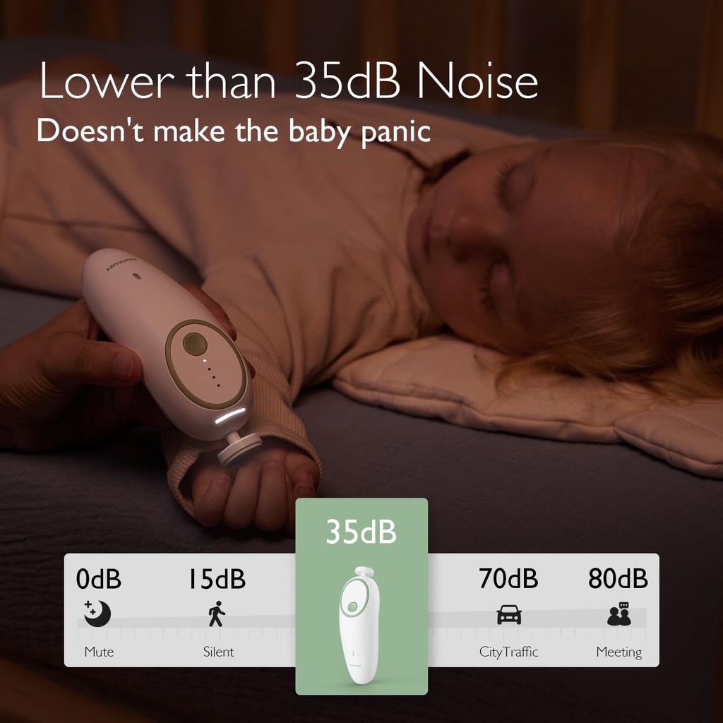 Lima electrica para cortar uñas Momcozy