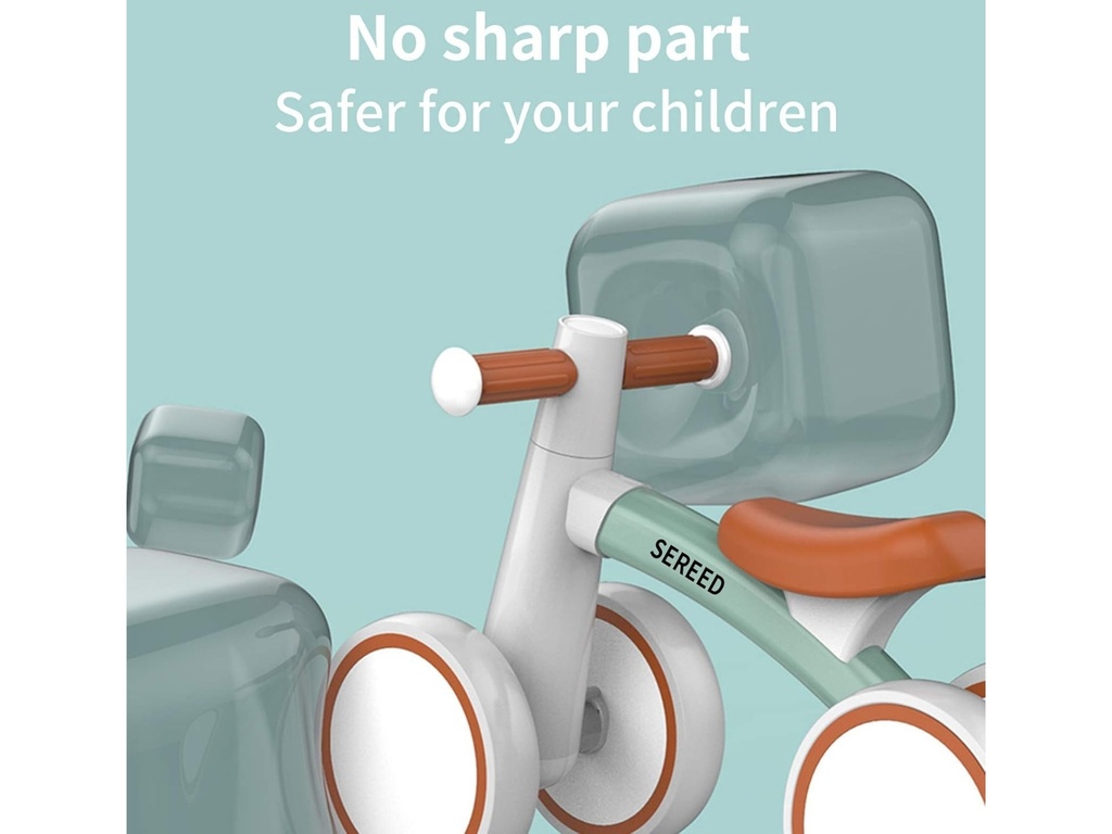 Bicicleta de equilibrio con cuatro ruedas