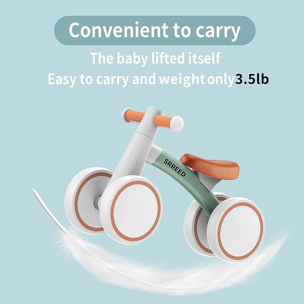 Bicicleta de equilibrio con cuatro ruedas