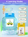 Juego de 224 tarjetas flash parlantes español-inglés