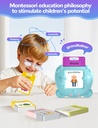 Juego de 224 tarjetas flash parlantes español-inglés