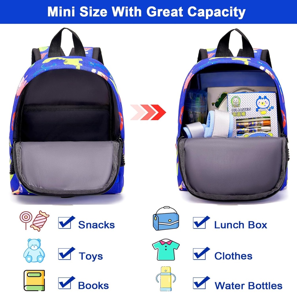 Mochila con eslabón antipérdida de muñeca
