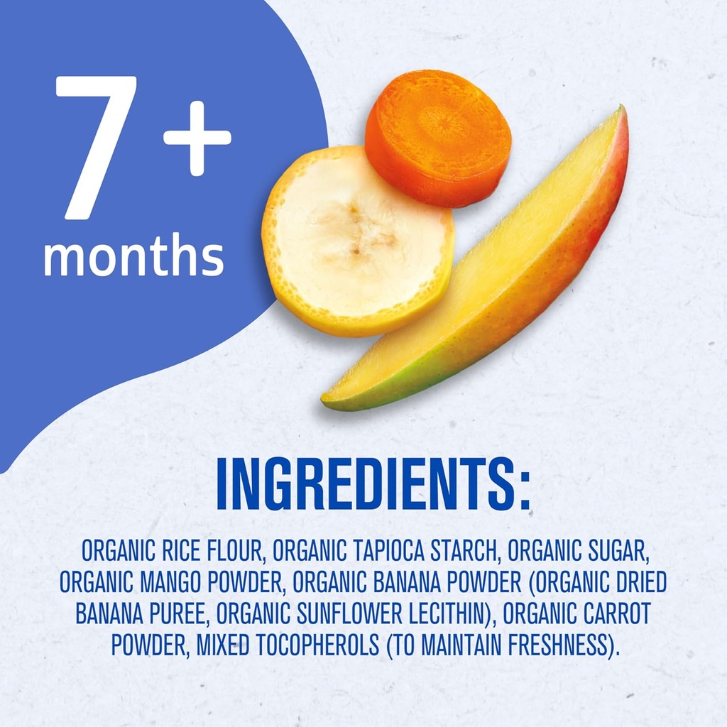 Snacks orgánicos Teethers Gerber