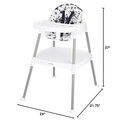 Silla alta convertible 4 en 1 Evenflo