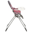 Silla alta plegable con bandeja ajustable - Cosco negro 