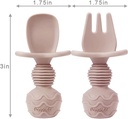 Set de alimentación PandaEar rosa/crema