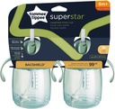 Vasos con pajilla Tommee Tippee Superstar