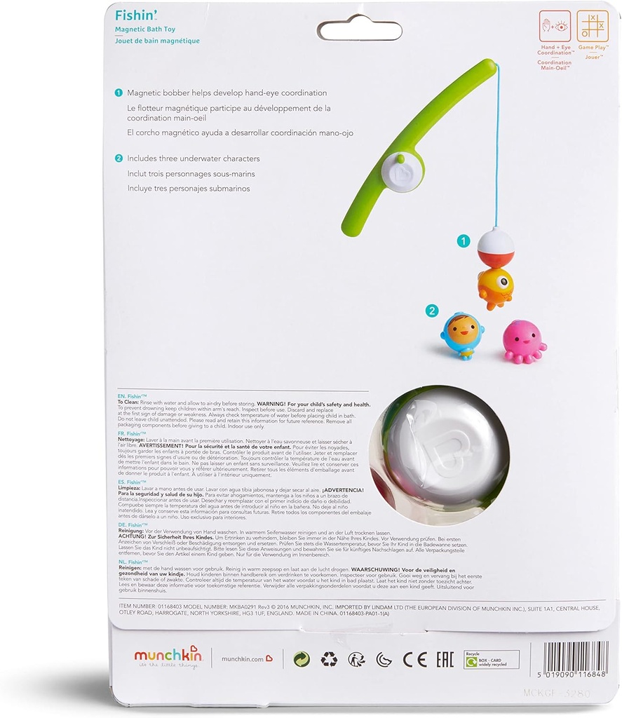 Juguete de pesca para baño Munchkin