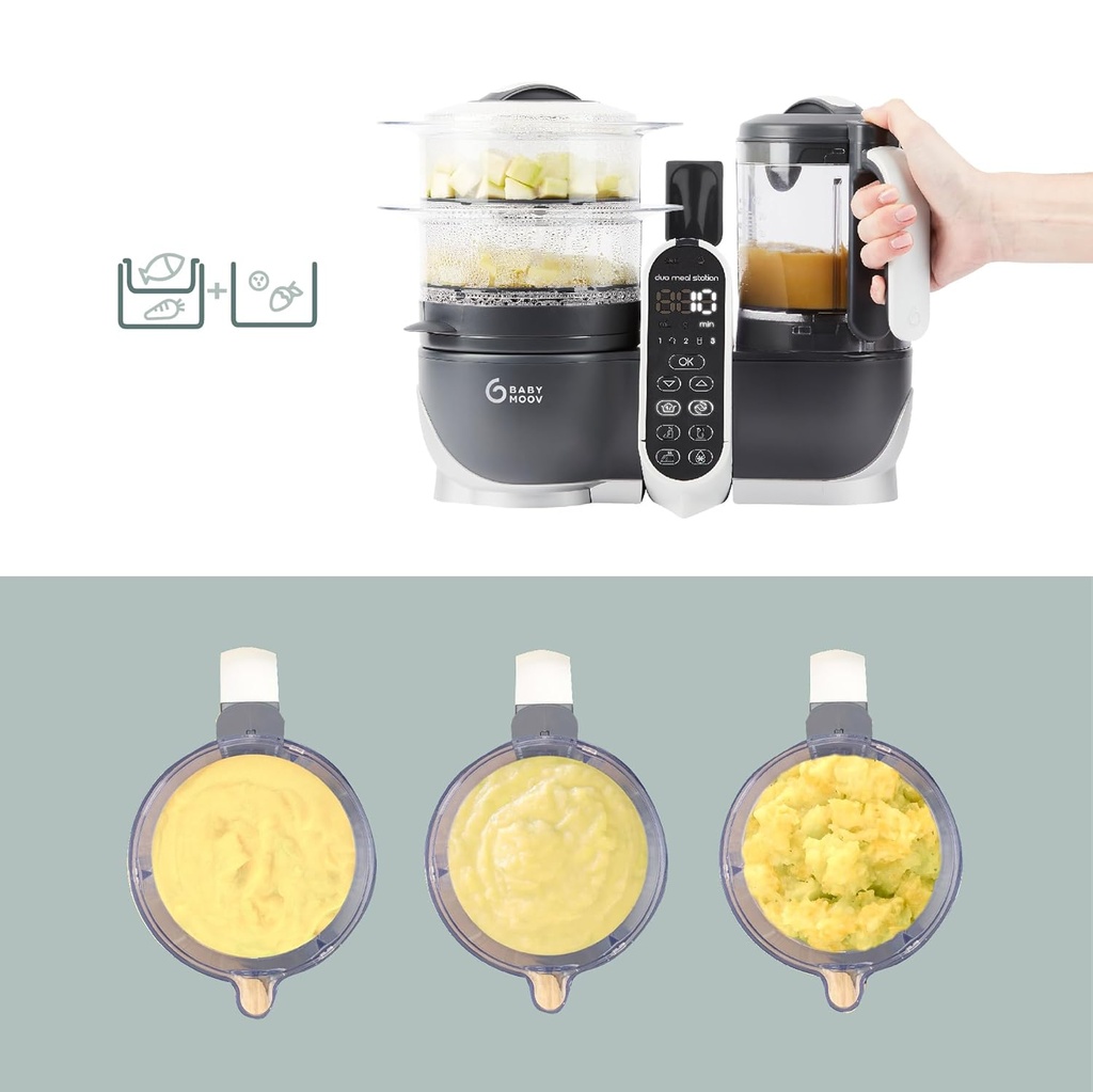 Vaporizador y licuadora Babymoov Duo Meal Station