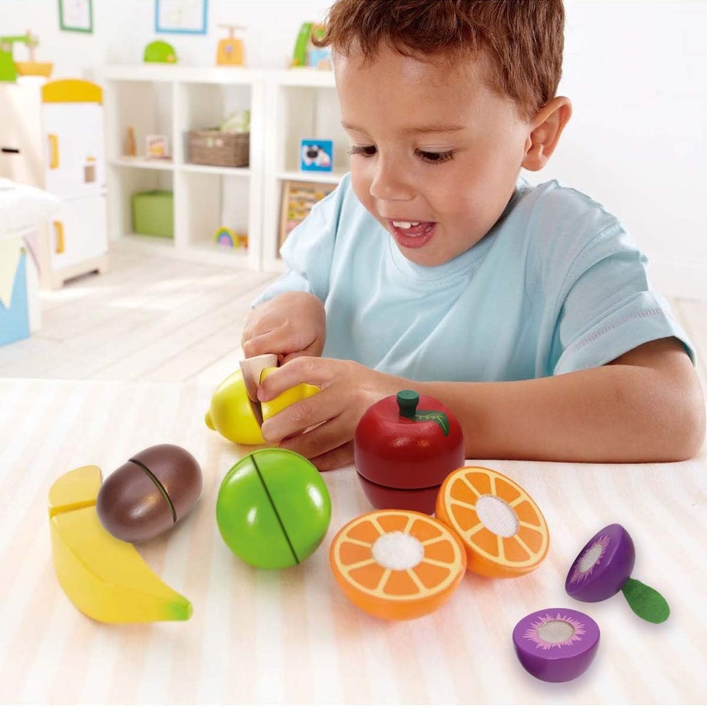Juego de Comida de Madera para Niños