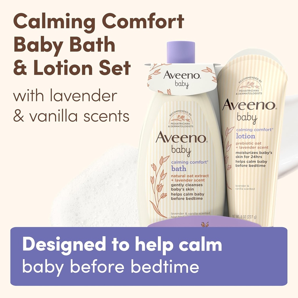 Set Calmante Nocturno para bebé - Aveeno