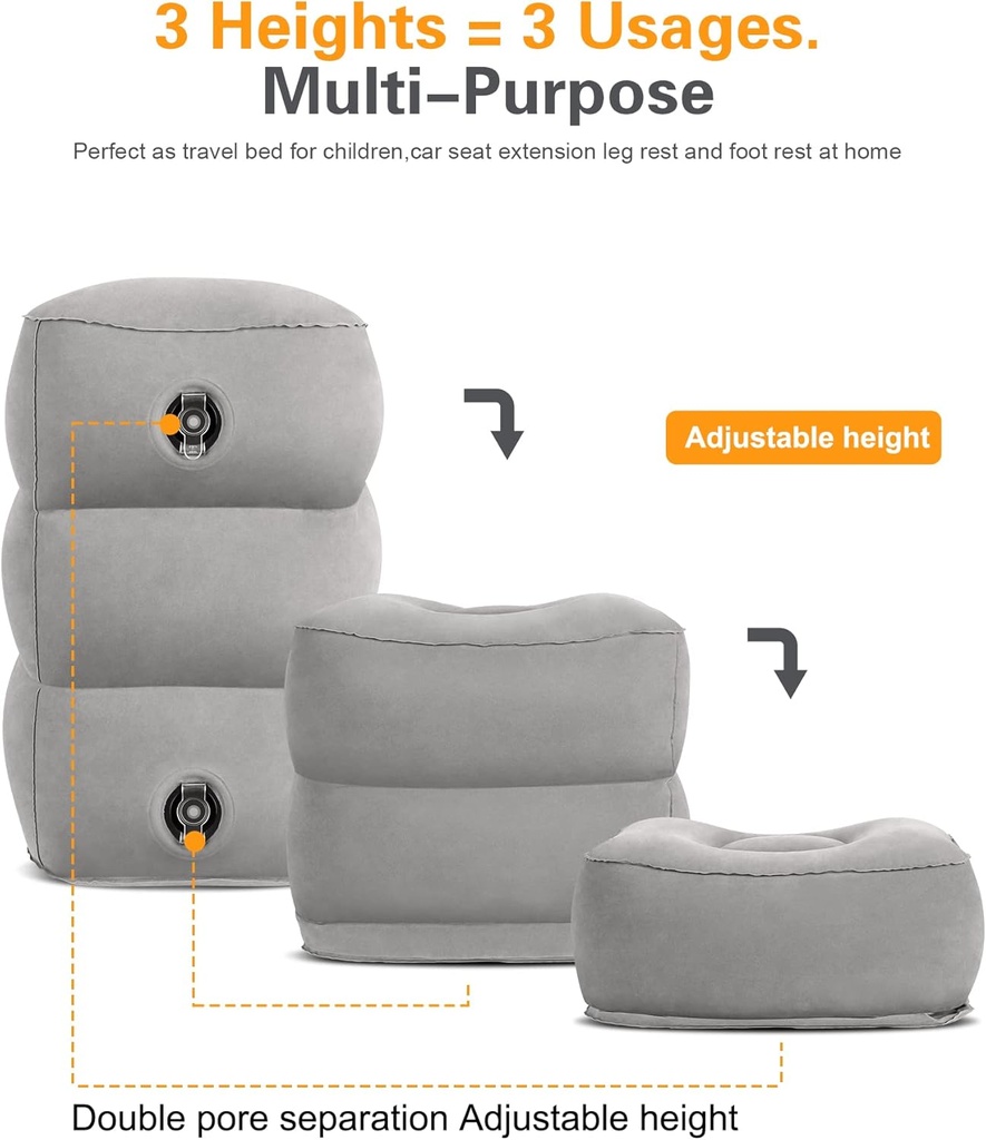 Almohada inflable para viaje