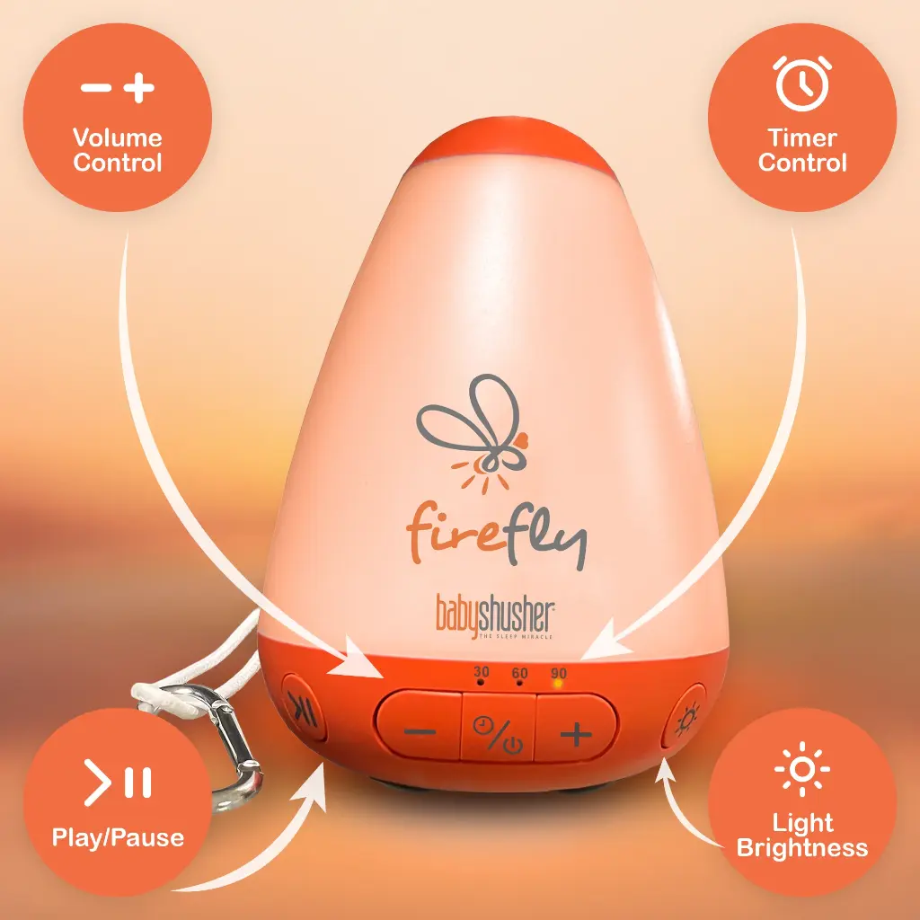 Máquina de sonido con luz nocturna - Shusher Firefly