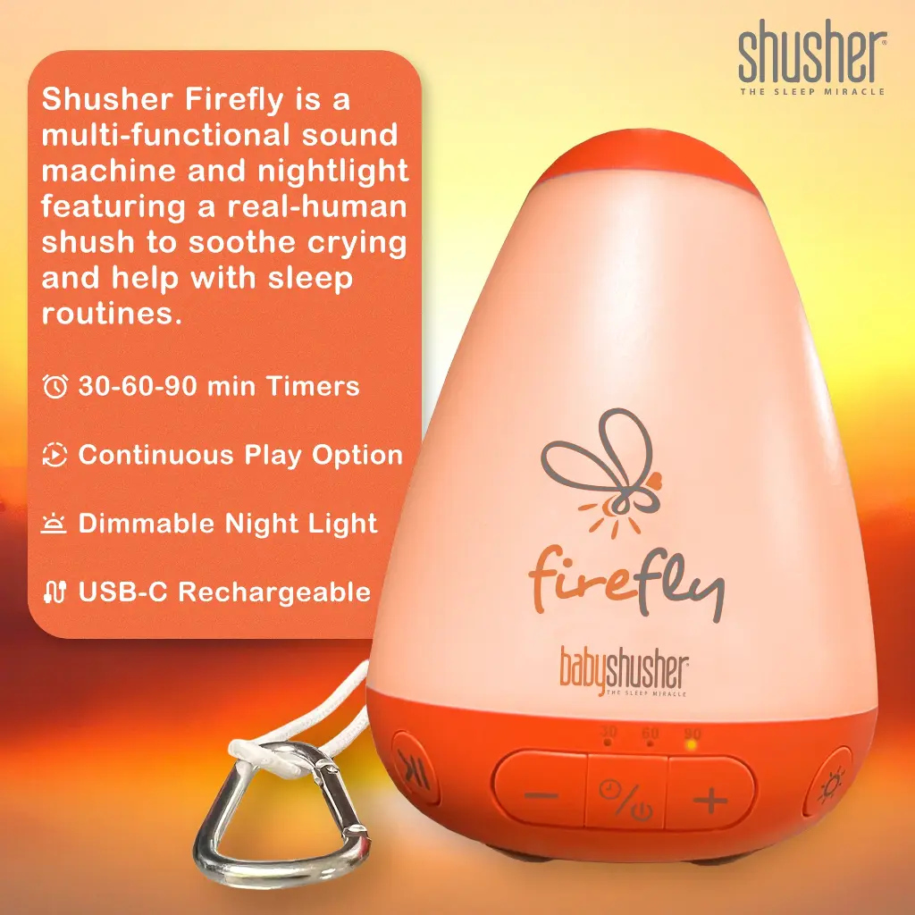 Máquina de sonido con luz nocturna - Shusher Firefly