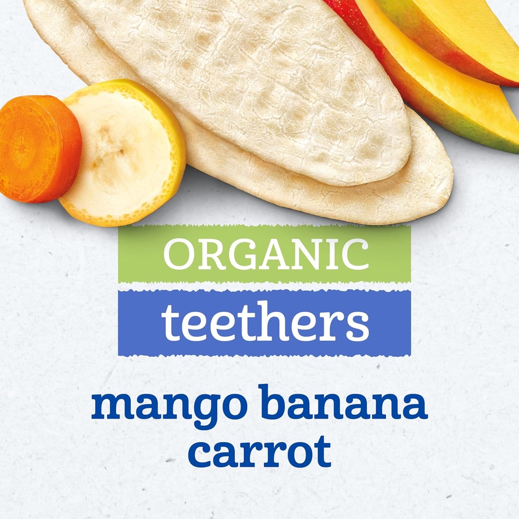 Snacks orgánicos Teethers Gerber