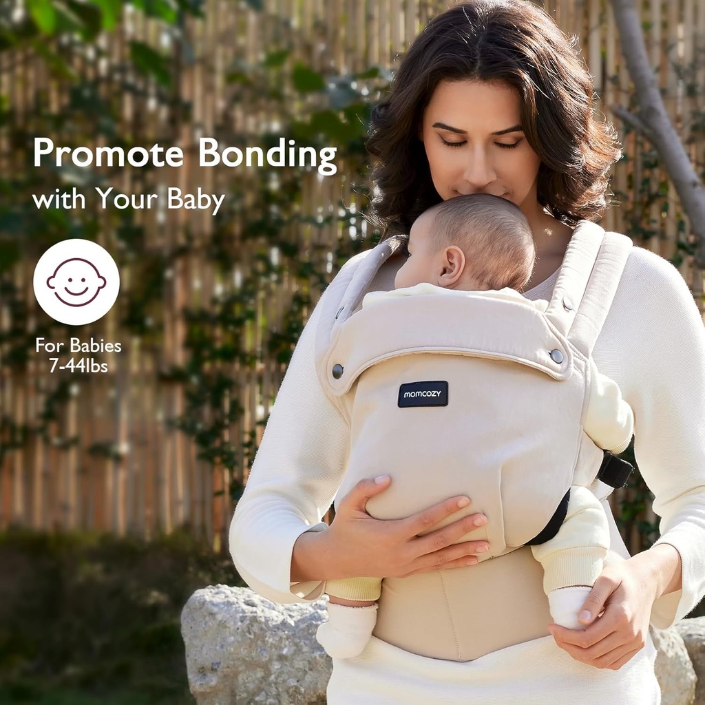 Portabebés con soporte lumbar - Momcozy