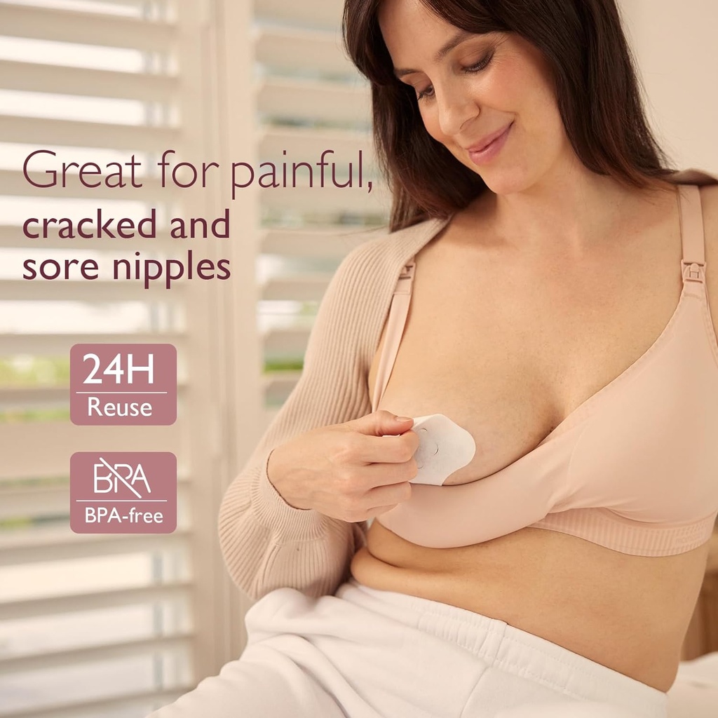Almohadillas calmantes de hidrogel para pezones - Momcozy