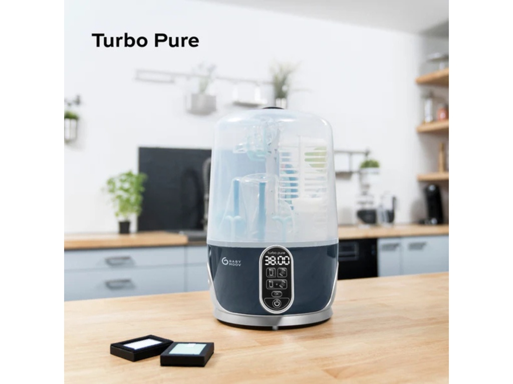 Esterilizador, Secador y Purificador 3 en 1 para Biberones Turbo Pure - Babymoov