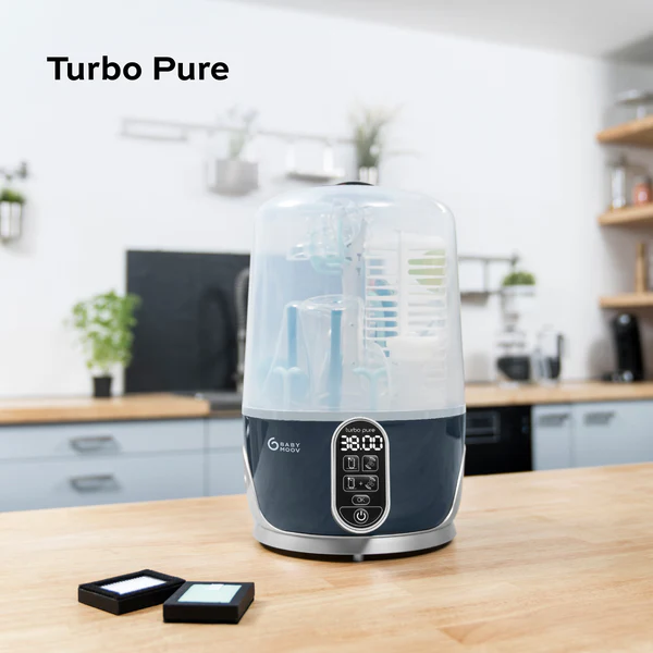 Esterilizador, Secador y Purificador 3 en 1 para Biberones Turbo Pure - Babymoov
