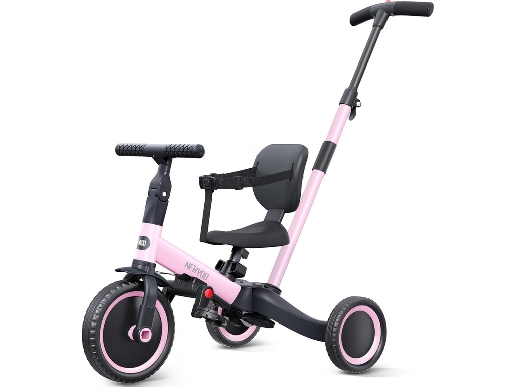 Bicicleta de equilibrio con tres ruedas convertible