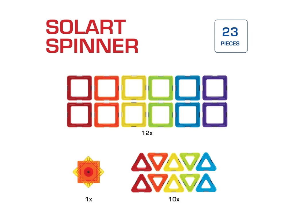Set Solar Spinner Magnético - GeoSmart