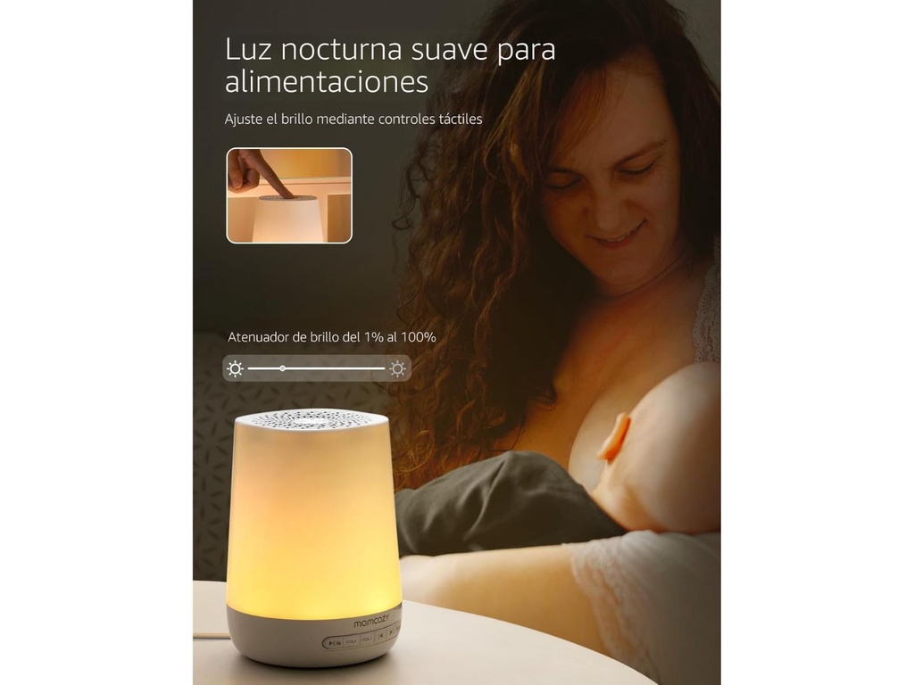 Máquina de Sonidos y Luz Nocturna para Bebés