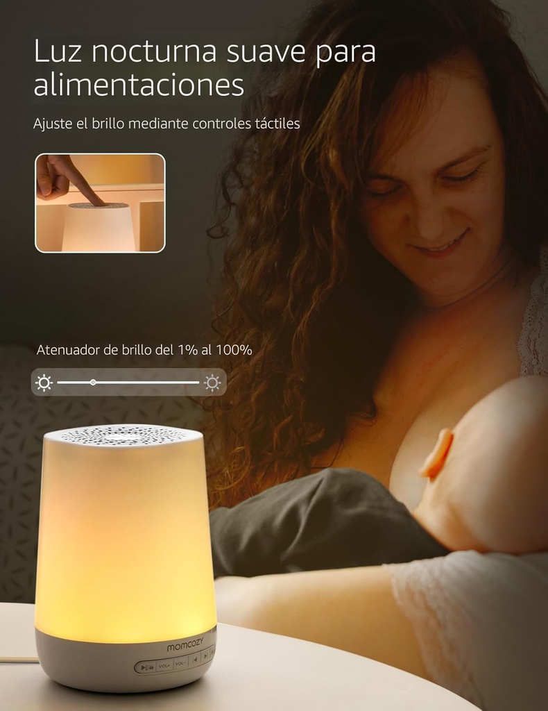 Máquina de Sonidos y Luz Nocturna para Bebés