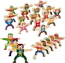 Juego apilables de madera - circus hercules acrobatic