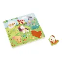 Puzzle Táctil Granja de 5 Piezas - Janod