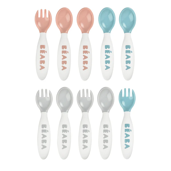 Set de Cubiertos Ergonómicos para Niños - Beaba