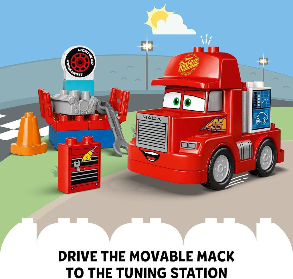 Mack en la Carrera - Lego Duplo Pixar