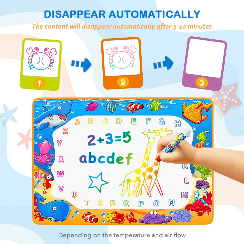 Juego de alfombrilla de agua para dibujar