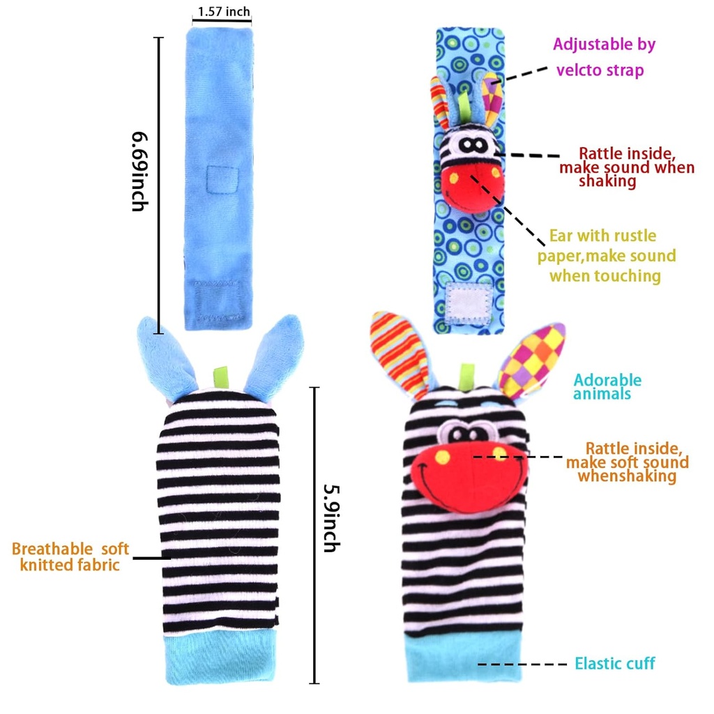 Calcetines con sonajero Padonise