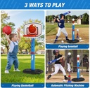 Juego de aro de baloncesto y beisbol - HYES