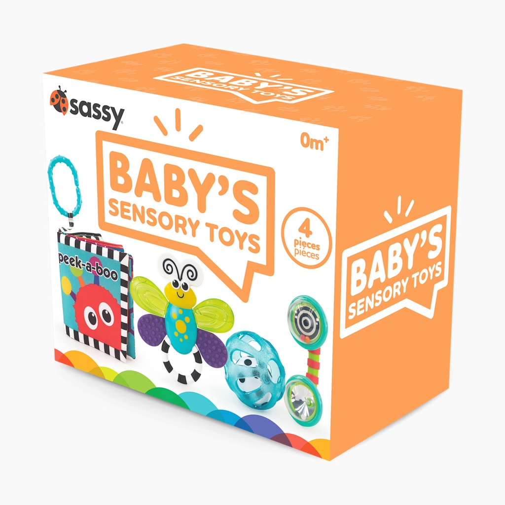 Set de Juguetes Sensoriales para Bebé - Sassy Toys