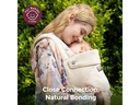 Portabebés Ergonómico de Algodón y Lino Natural