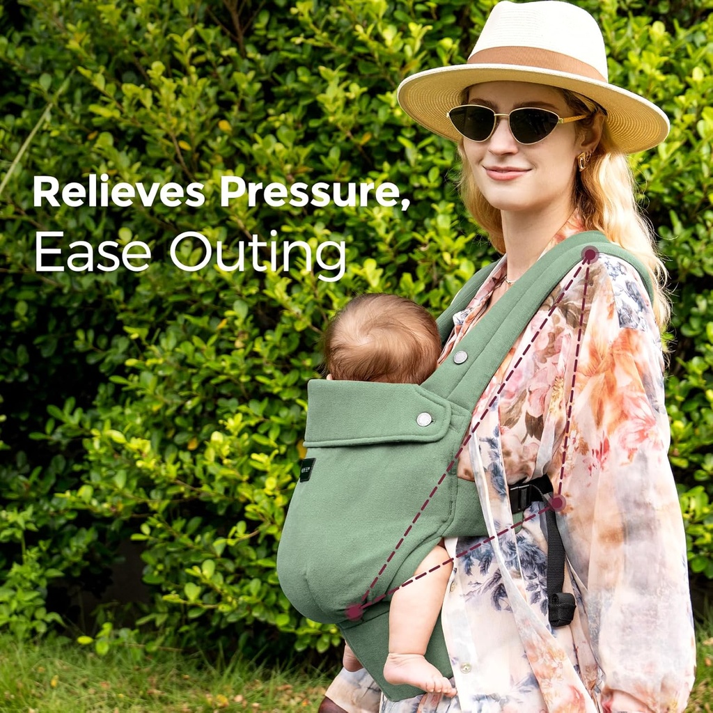 Portabebés Ergonómico de Algodón y Lino Natural