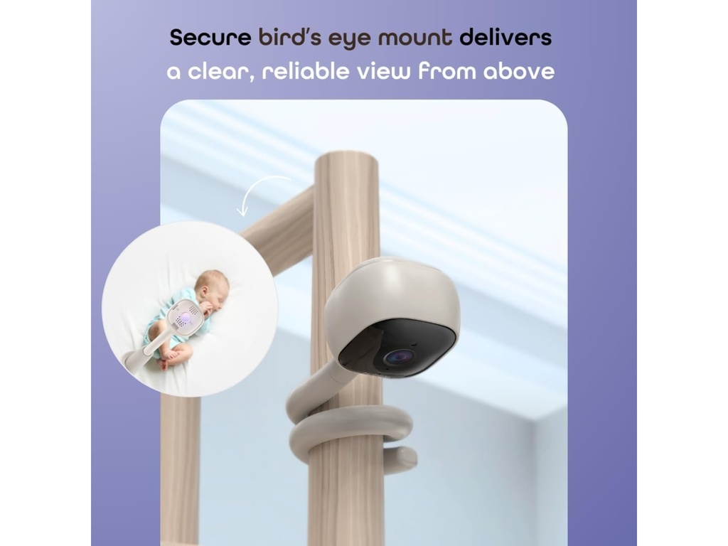 Monitor Inteligente de Bebé AI Vision 2K HD - Hubble Connected