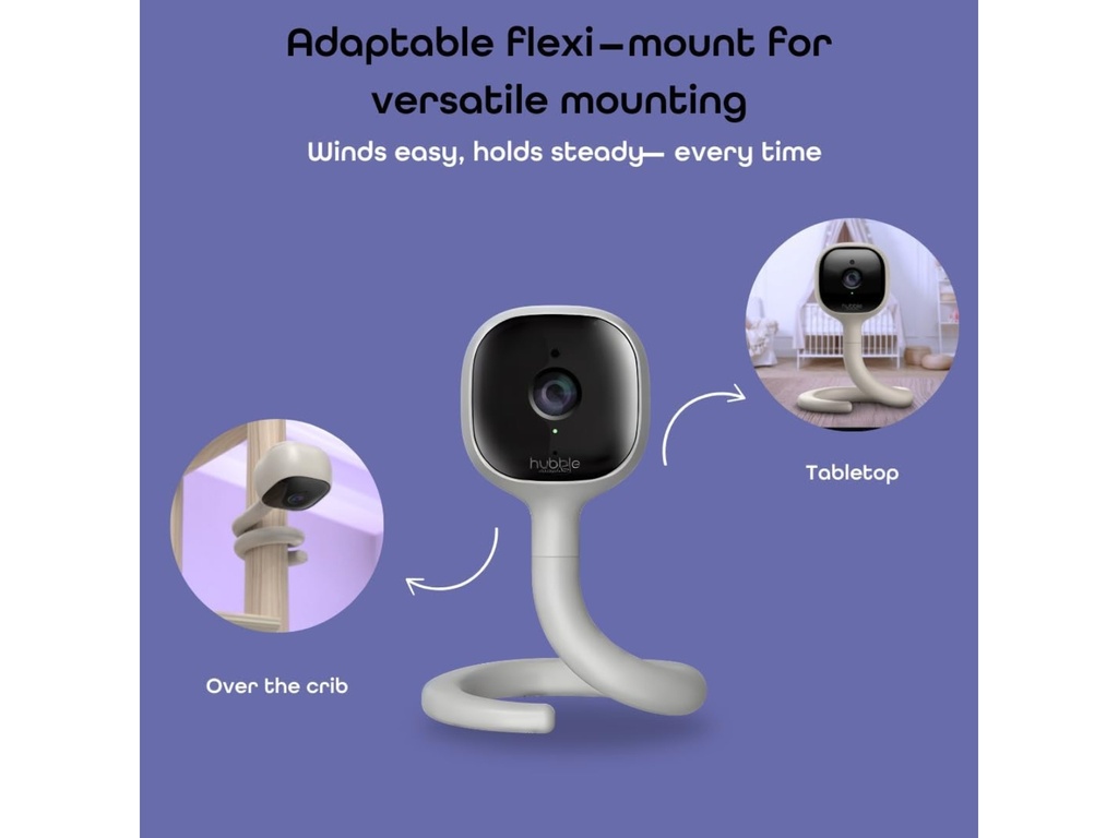 Monitor Inteligente de Bebé AI Vision 2K HD - Hubble Connected