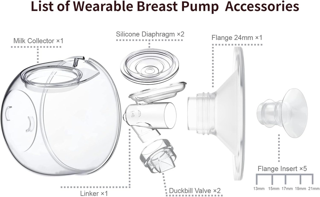Repuesto para bomba de leche de Momcozy S9 y S12