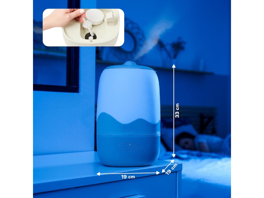 Humidificador 3 en 1 para bebé - Babymoov Wave