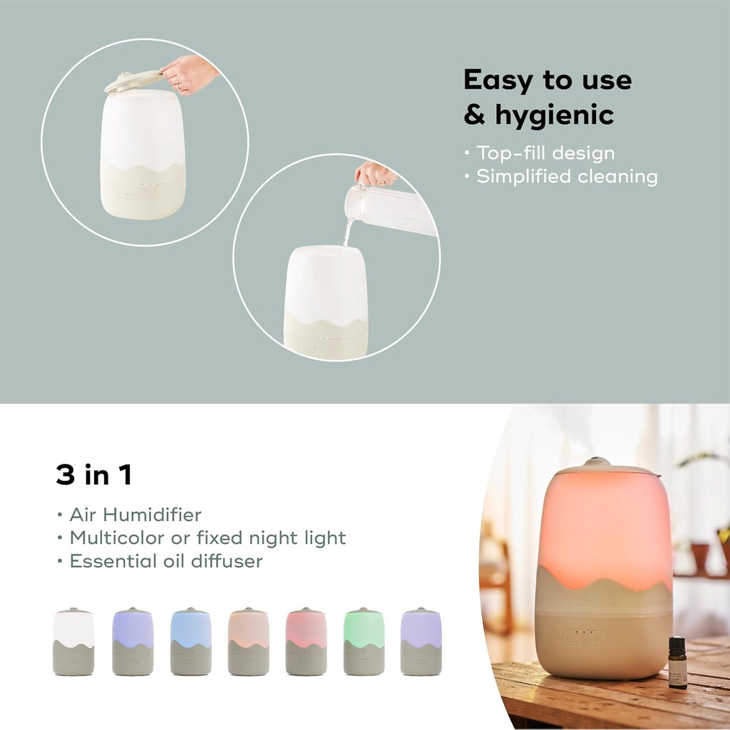 Humidificador 3 en 1 para bebé - Babymoov Wave