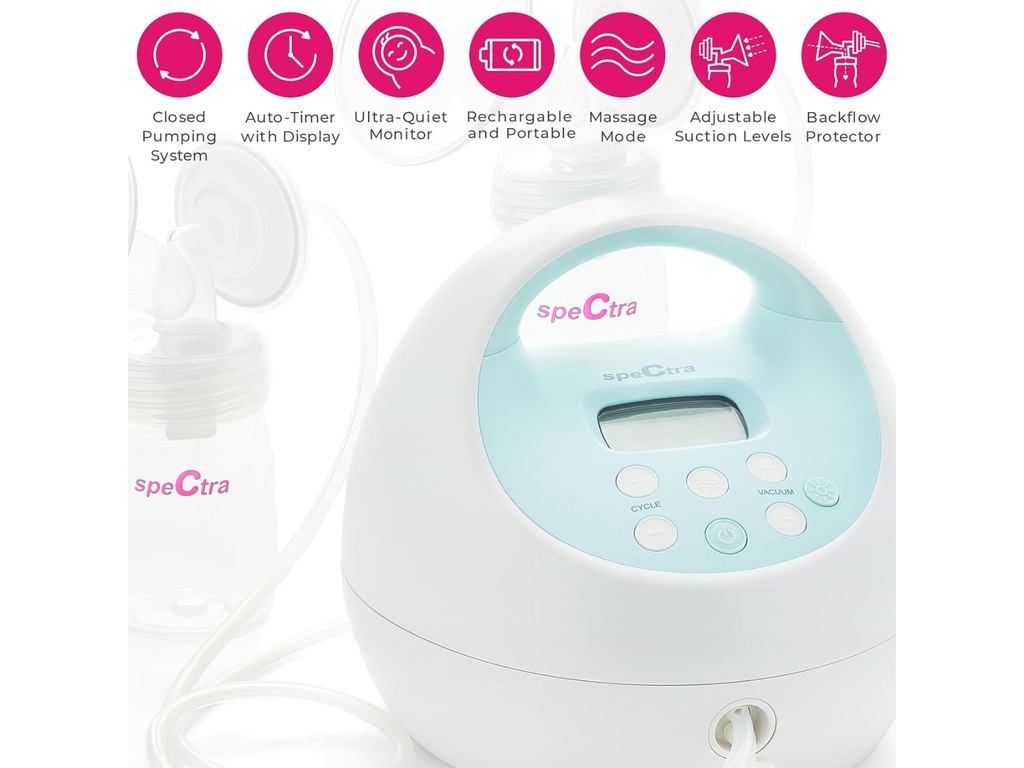 Extractor de Leche Eléctrico Doble Spectra S1 Plus