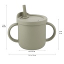 Set 2 en 1 de Vasos de Entrenamiento con Pajilla + Snack Cup